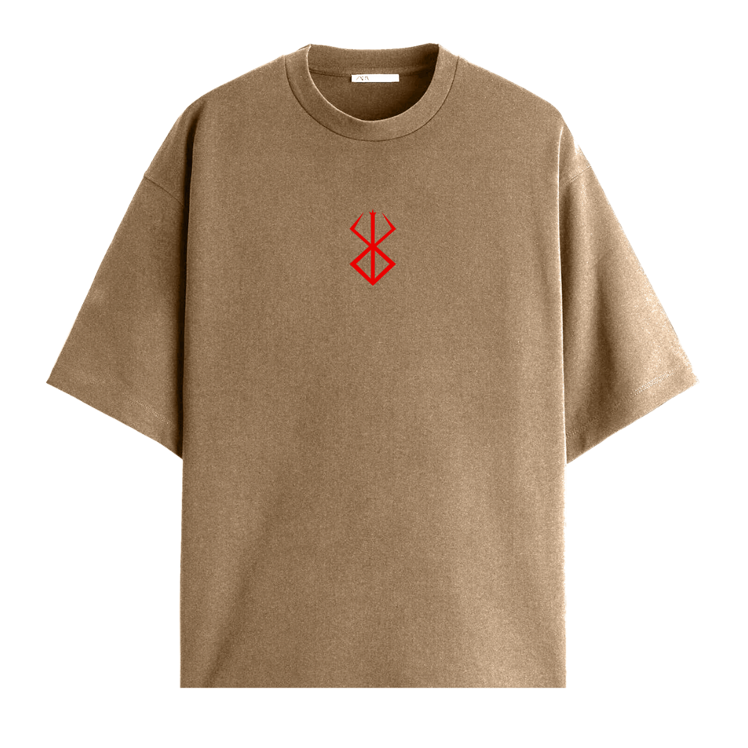 Guts Struggler Beige Oversized Tee