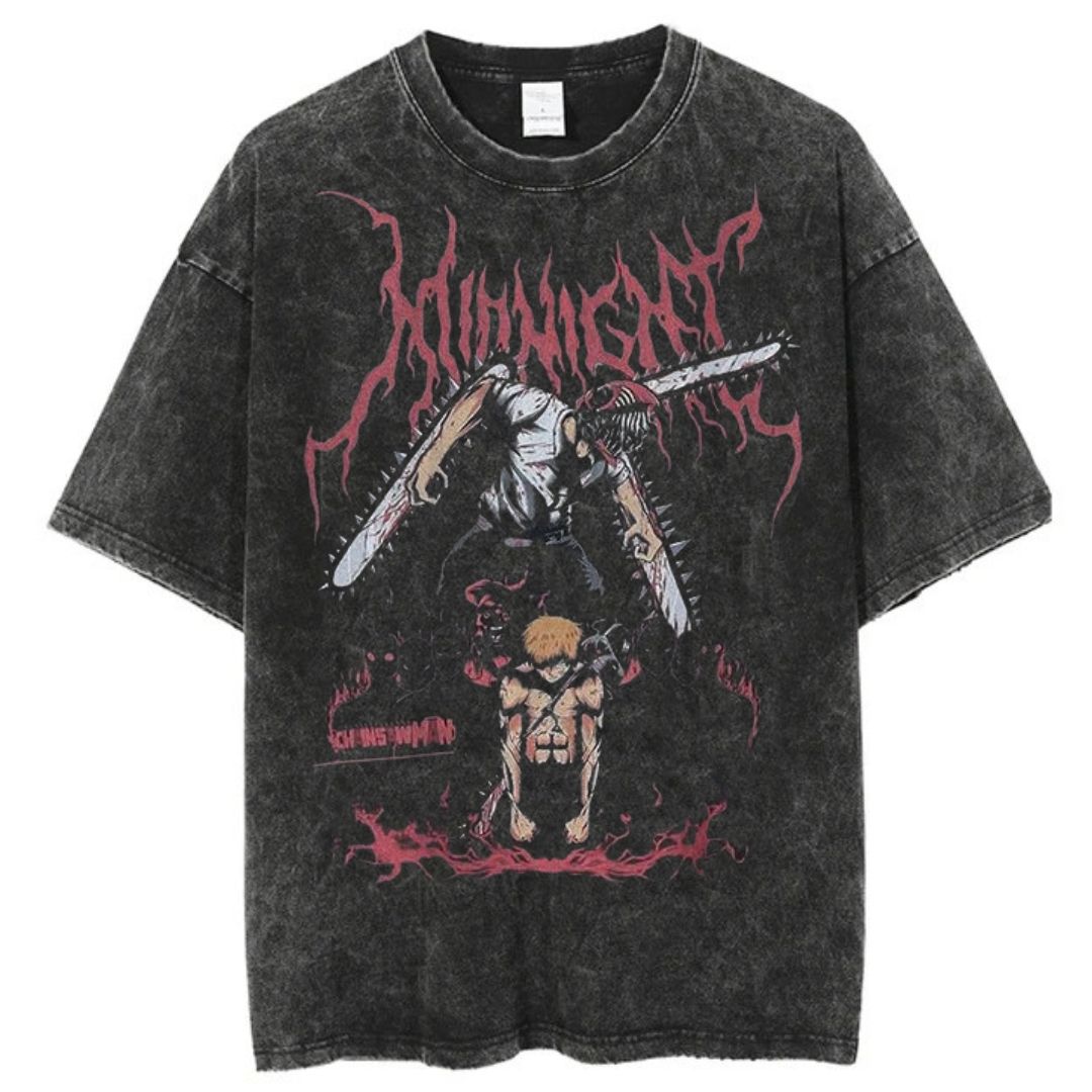 Chainsaw Man "Cynical" Vintage Tee