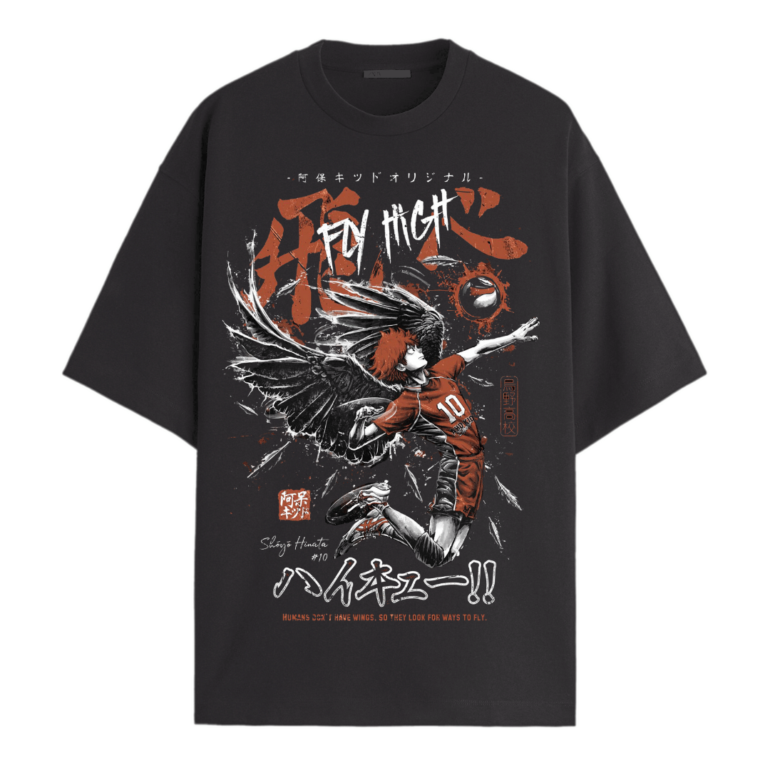 Haikyu Fly Oversized Tee
