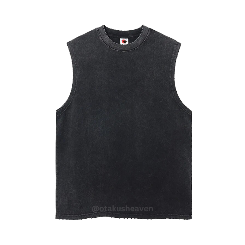 Vintage Solid Oversized Vest