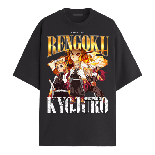 Rengoku Flame Hashira Oversized Tee