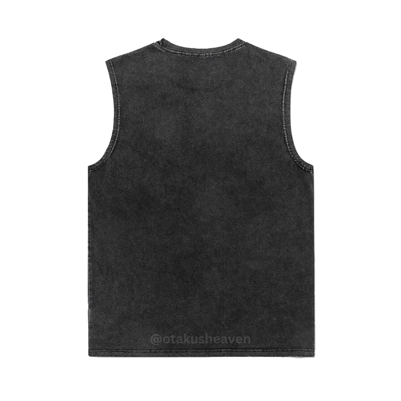 Vintage Solid Oversized Vest