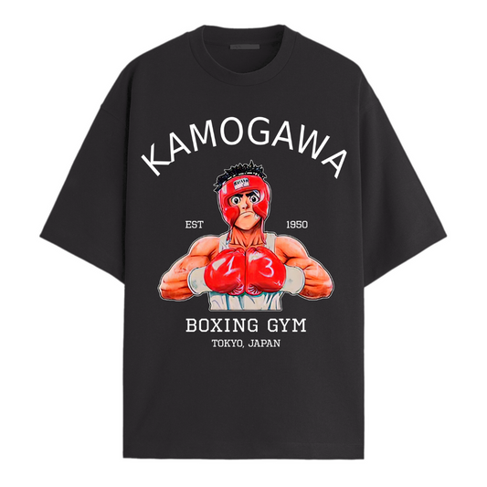 Ippo Spar Black Oversized Tee