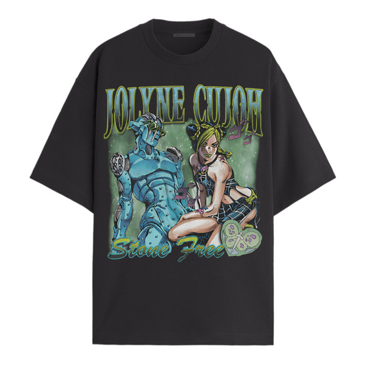 Jolyne Black Oversized Tee