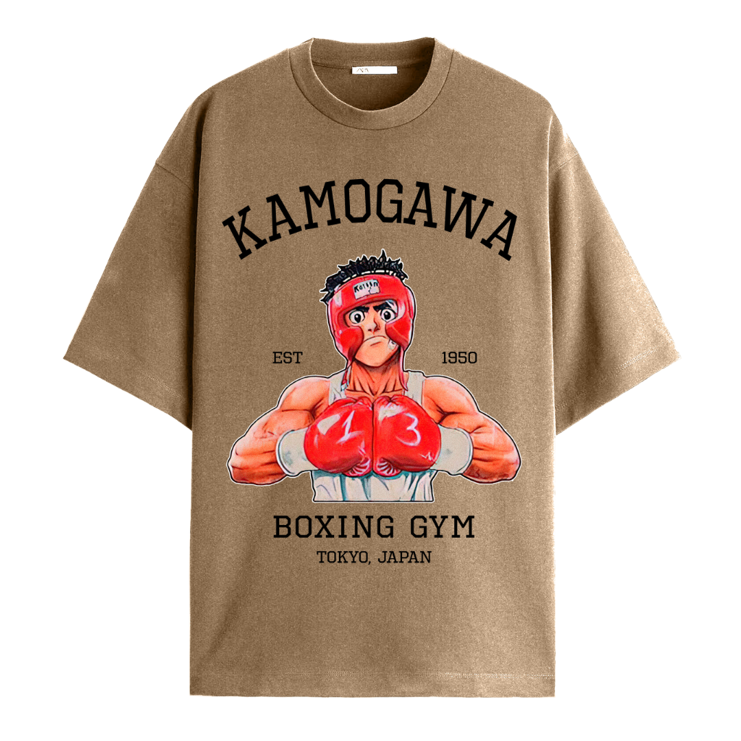 Ippo Spar Beige Oversized Tee