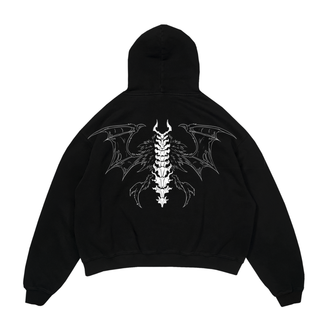 Ulquiorra Fallen Wings Oversized Hoodie