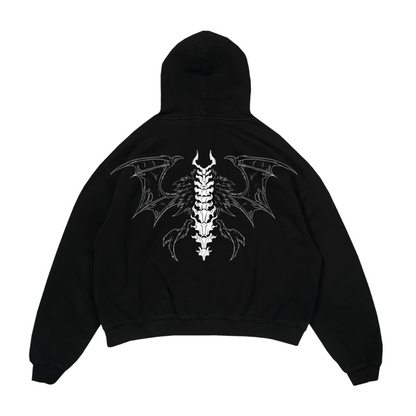 Ulquiorra Fallen Wings Oversized Hoodie