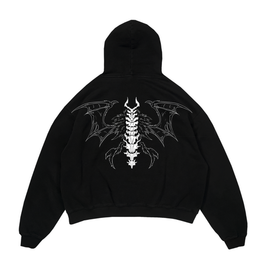 Ulquiorra Fallen Wings Oversized Hoodie
