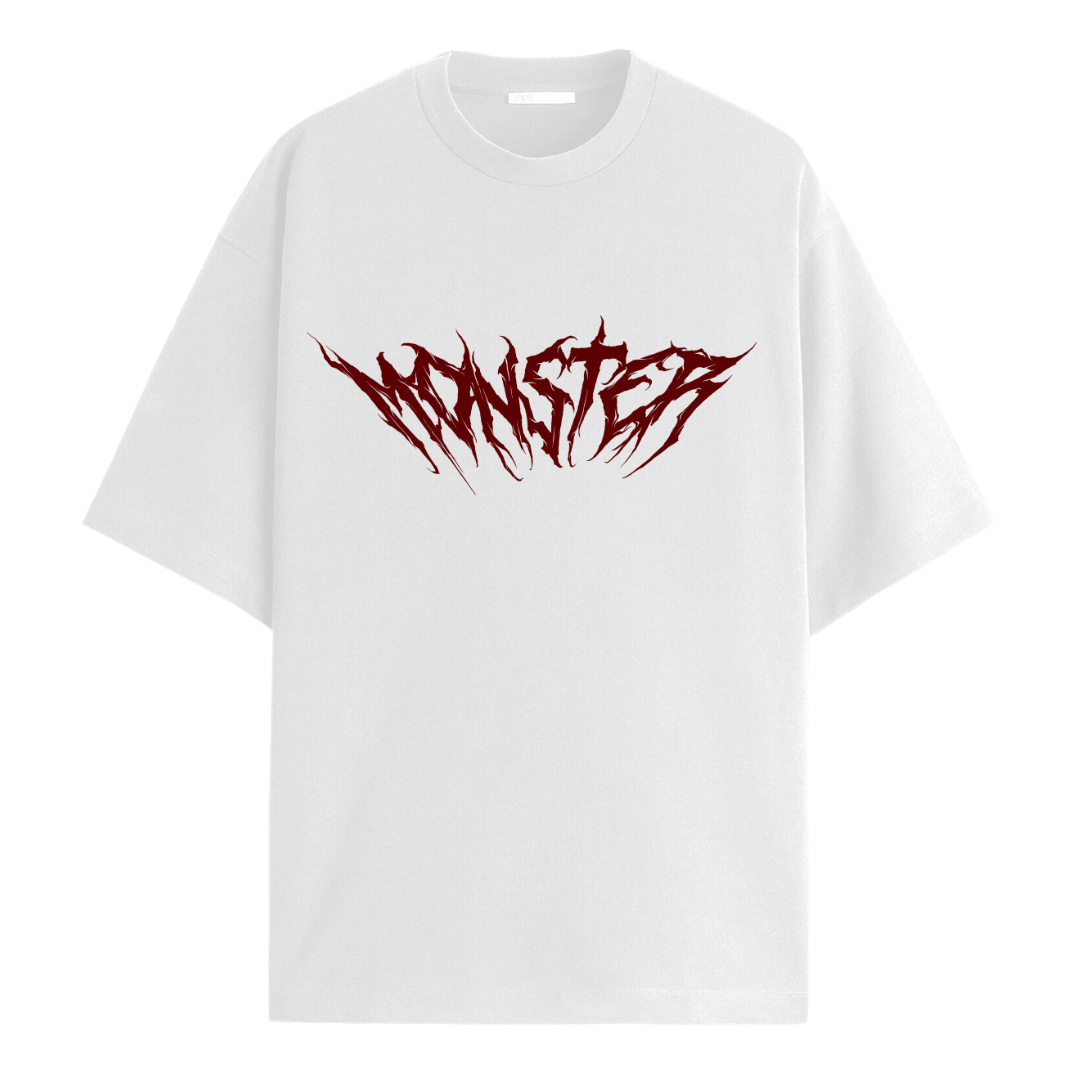 Johan Liebert White Oversized Tee