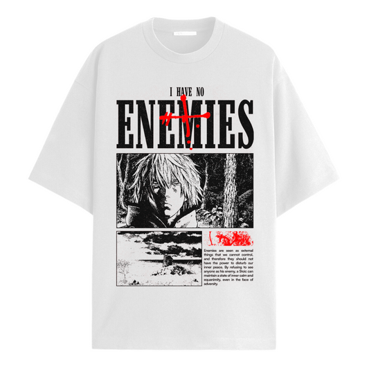 Thorfinn Pacifist White Oversized Tee