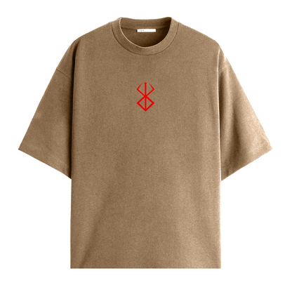 Guts Struggler Beige Oversized Tee
