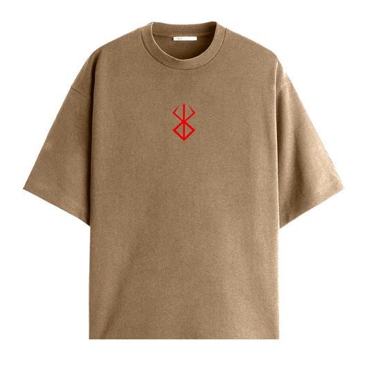 Guts Struggler Beige Oversized Tee