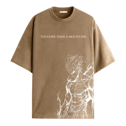 Garou Cosmic Beige Oversized Tee