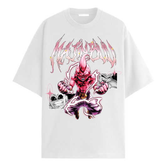 Majin Buu White Oversized Tee