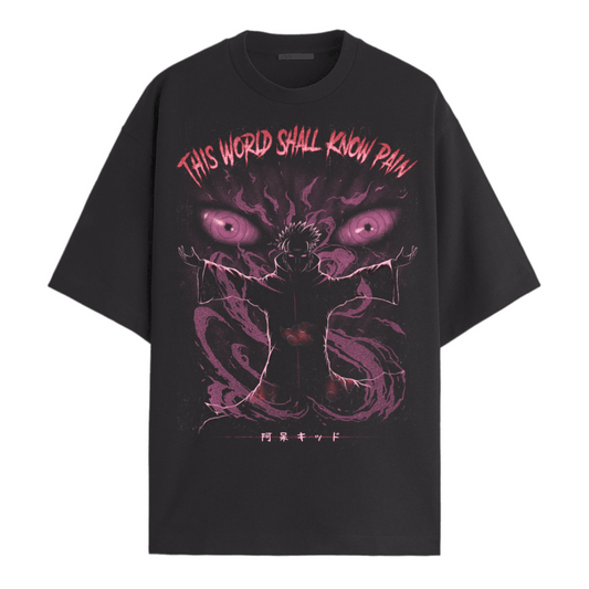 World Of Pain Oversized Tee