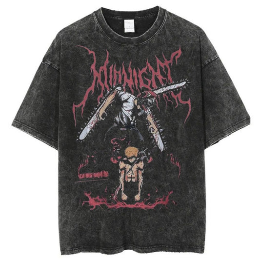 Chainsaw Man "Cynical" Vintage Tee