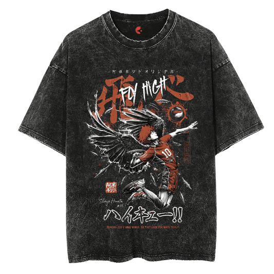 Haikyu Fly Vintage Tee