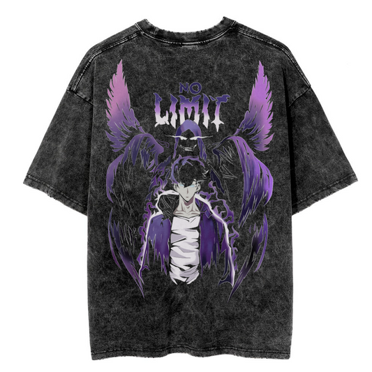 Sung Jin Woo No Limit Vintage Tee