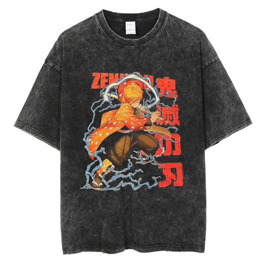 Zenitsu Thunder Vintage Tee
